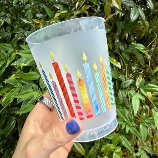 Birthday Candle Shatterproof Cups