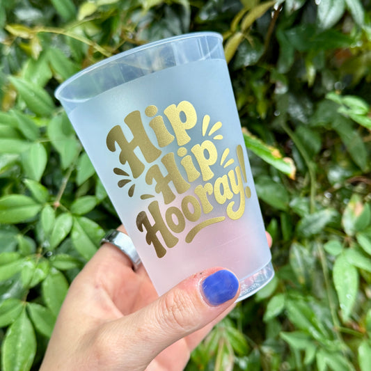Hip Hip Hooray! Shatterproof Cups