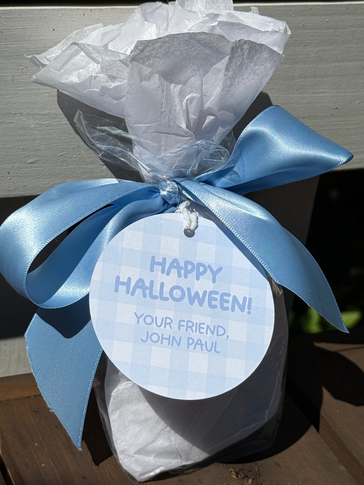 Jack O Lantern Halloween Gift Tags