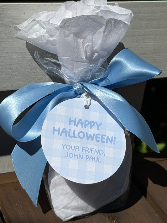 Jack O Lantern Halloween Gift Tags