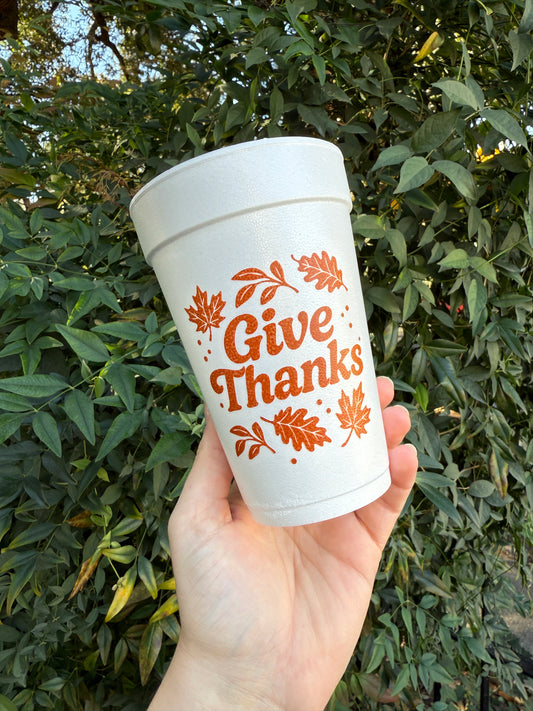 Give Thanks Cups