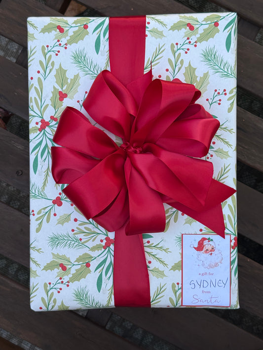 Santa Gift Tag Stickers