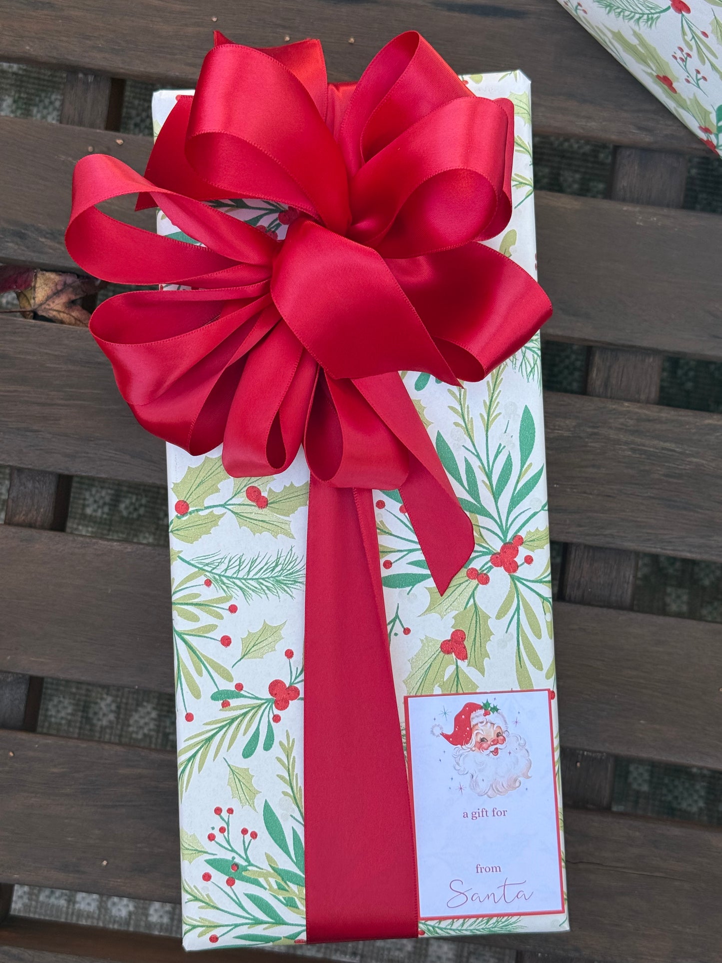 Santa Gift Tag Stickers