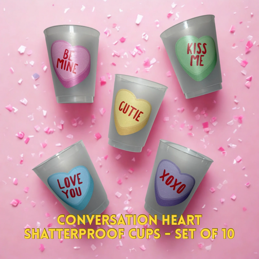 Conversation Heart Cups