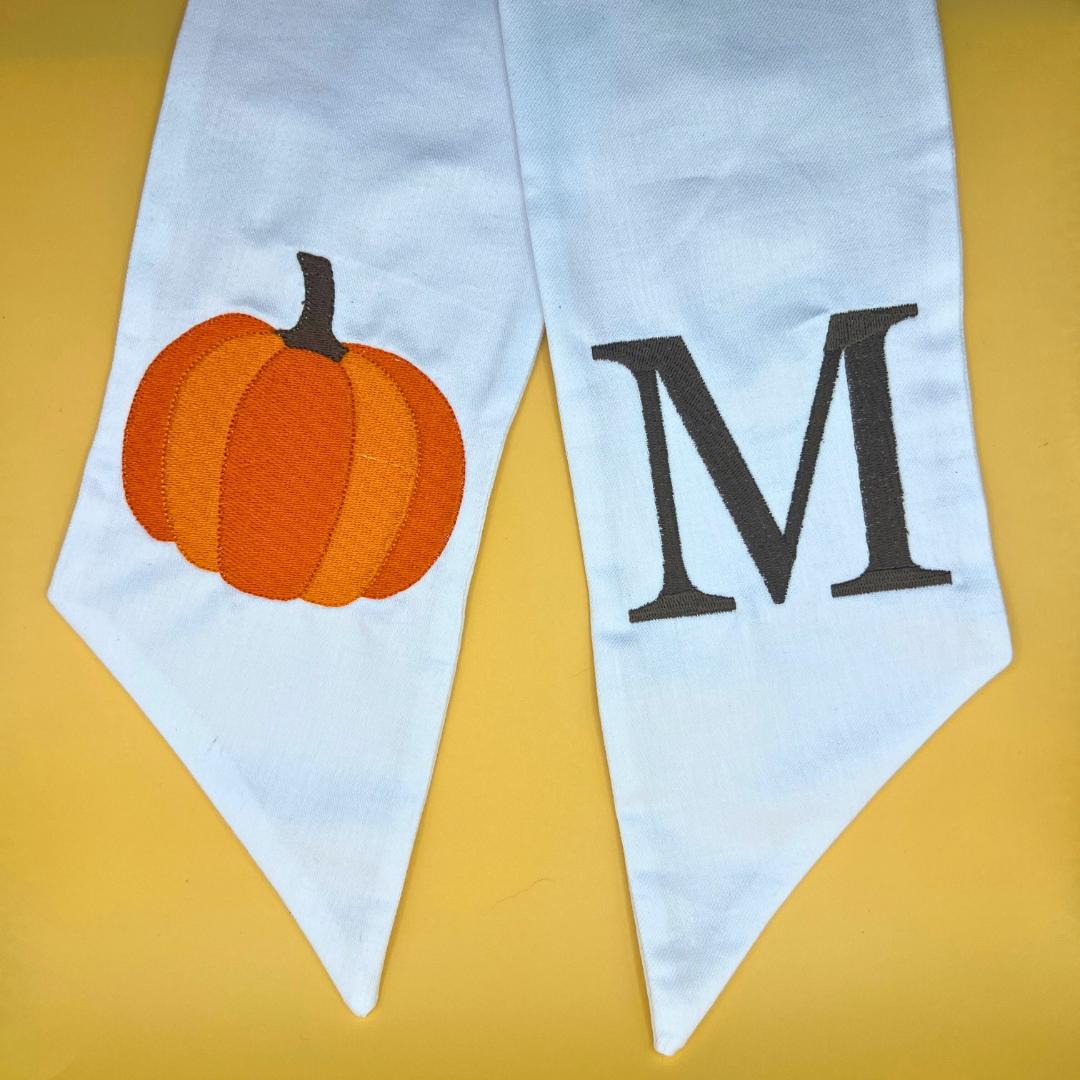 Pumpkin Wreath Sash