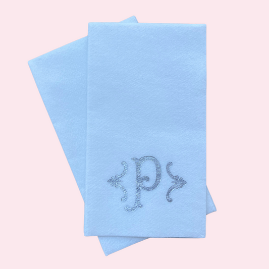 Initialed Linun Guest Towel