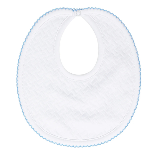 Nella Pima Basket Weave Baby Bib