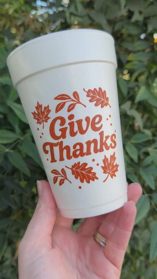 Give Thanks Cups